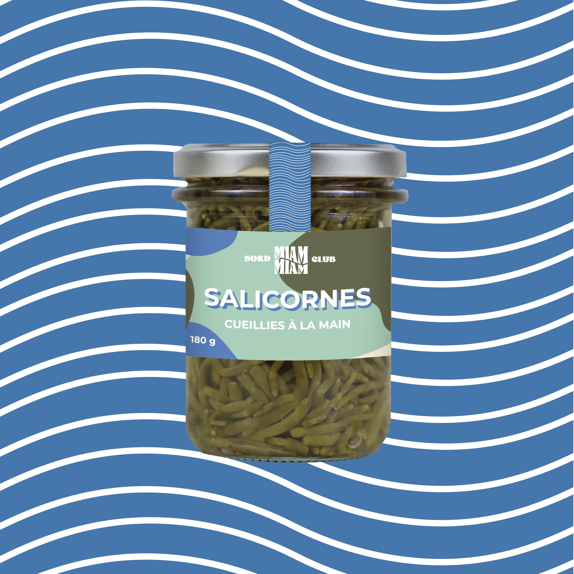 Salicornes cueillies à la main en Baie de Somme